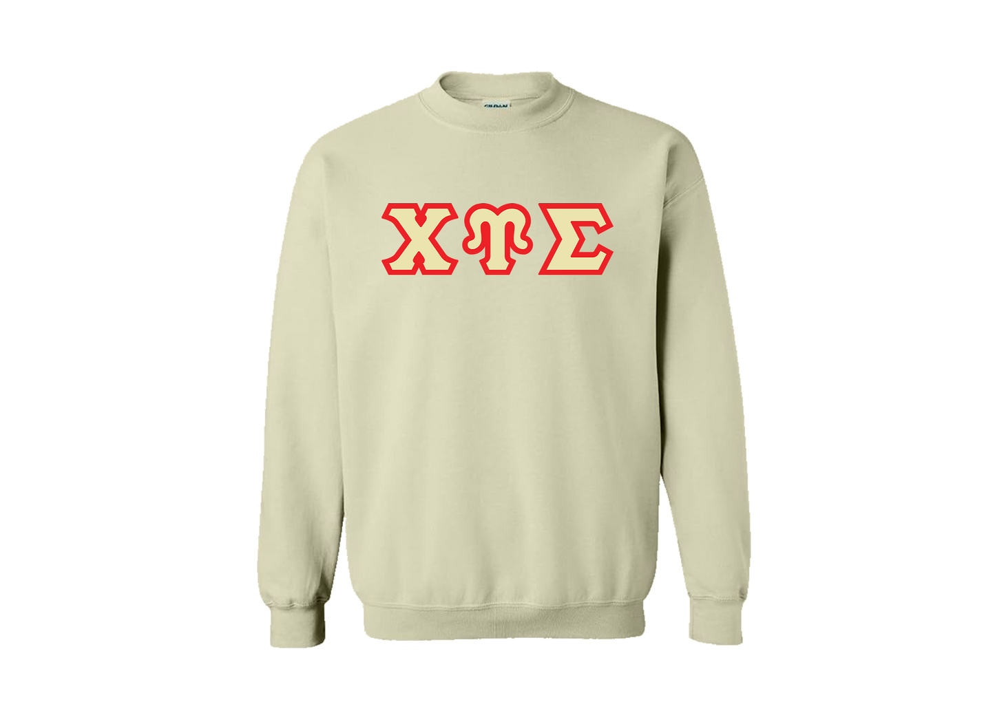 Chi Upsilon Sigma Beige Sweater