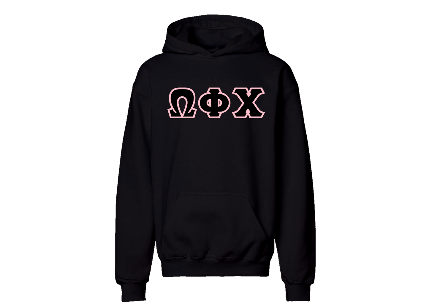 Omega Phi Chi Black Hoodie