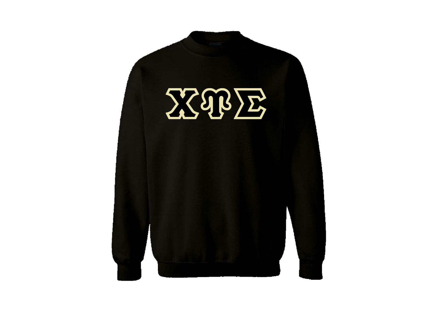 Chi Upsilon Sigma Black Sweater