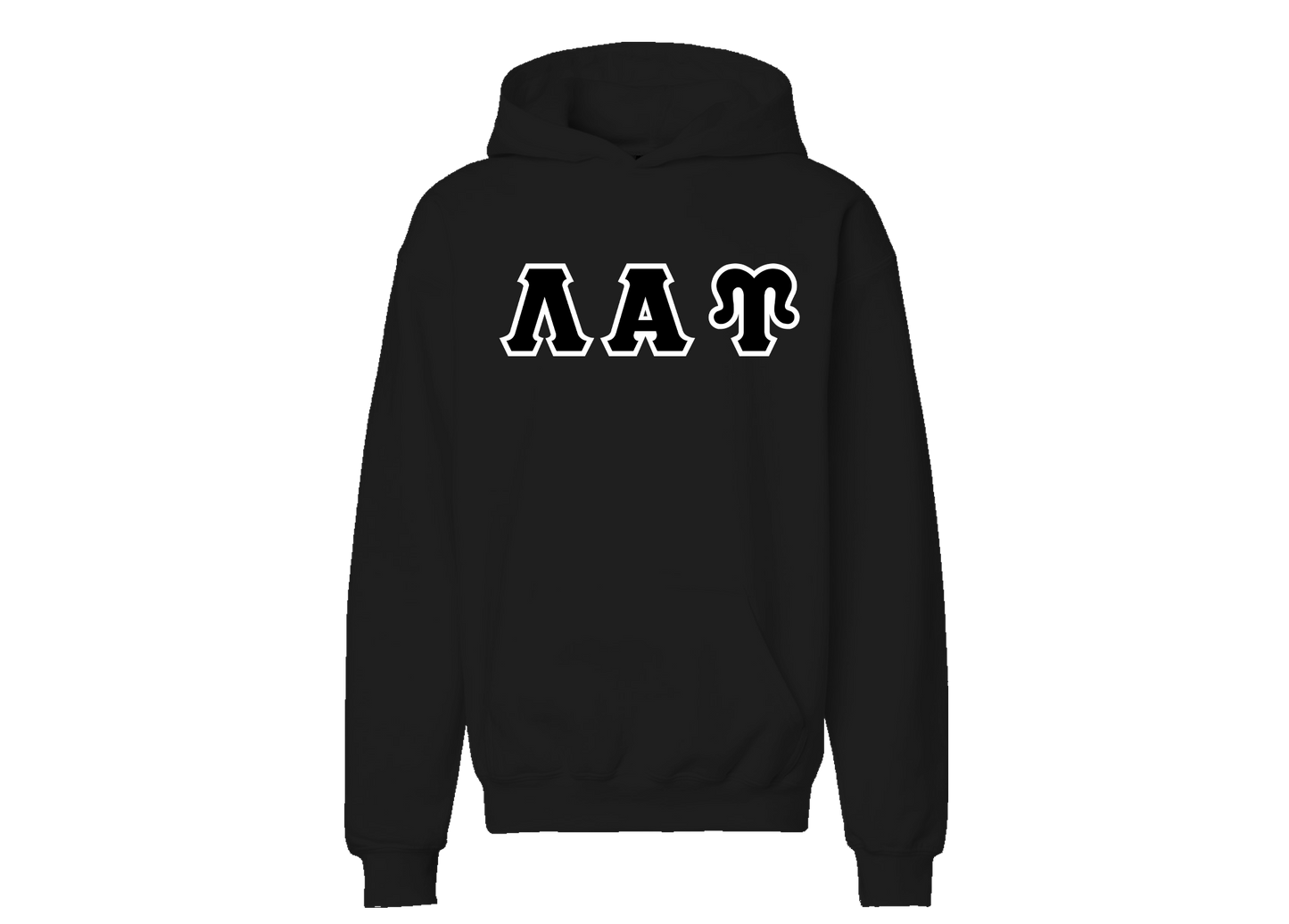 Lambda Alpha Upsilon Black Hoodie