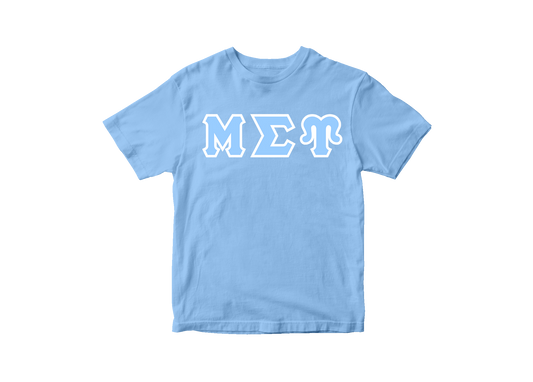 Mu Sigma Upsilon Baby Blue Shirt