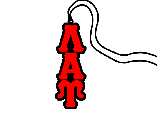 Lambda Alpha Upsilon Letter Tiki