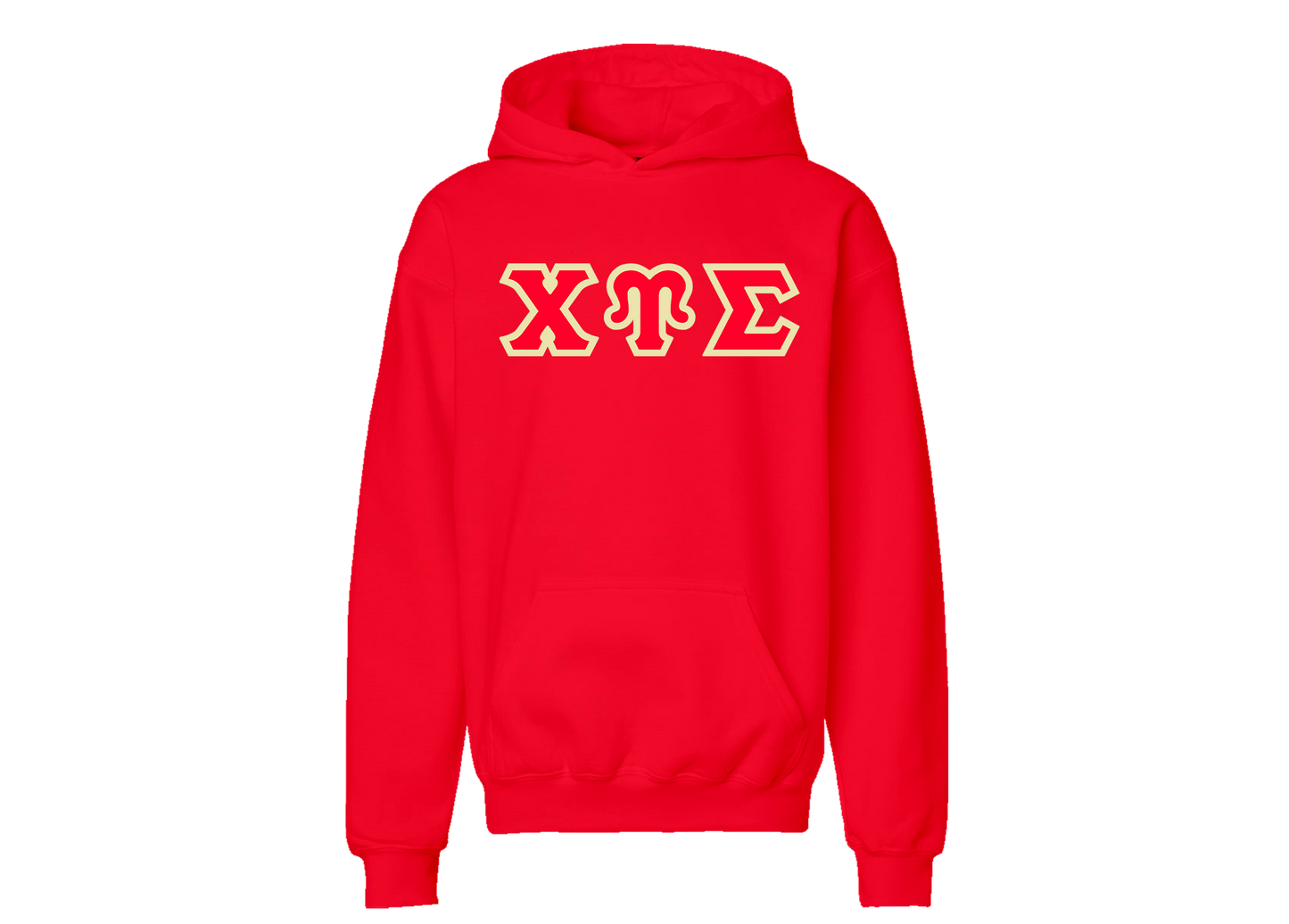 Chi Upsilon Sigma Red Hoodie