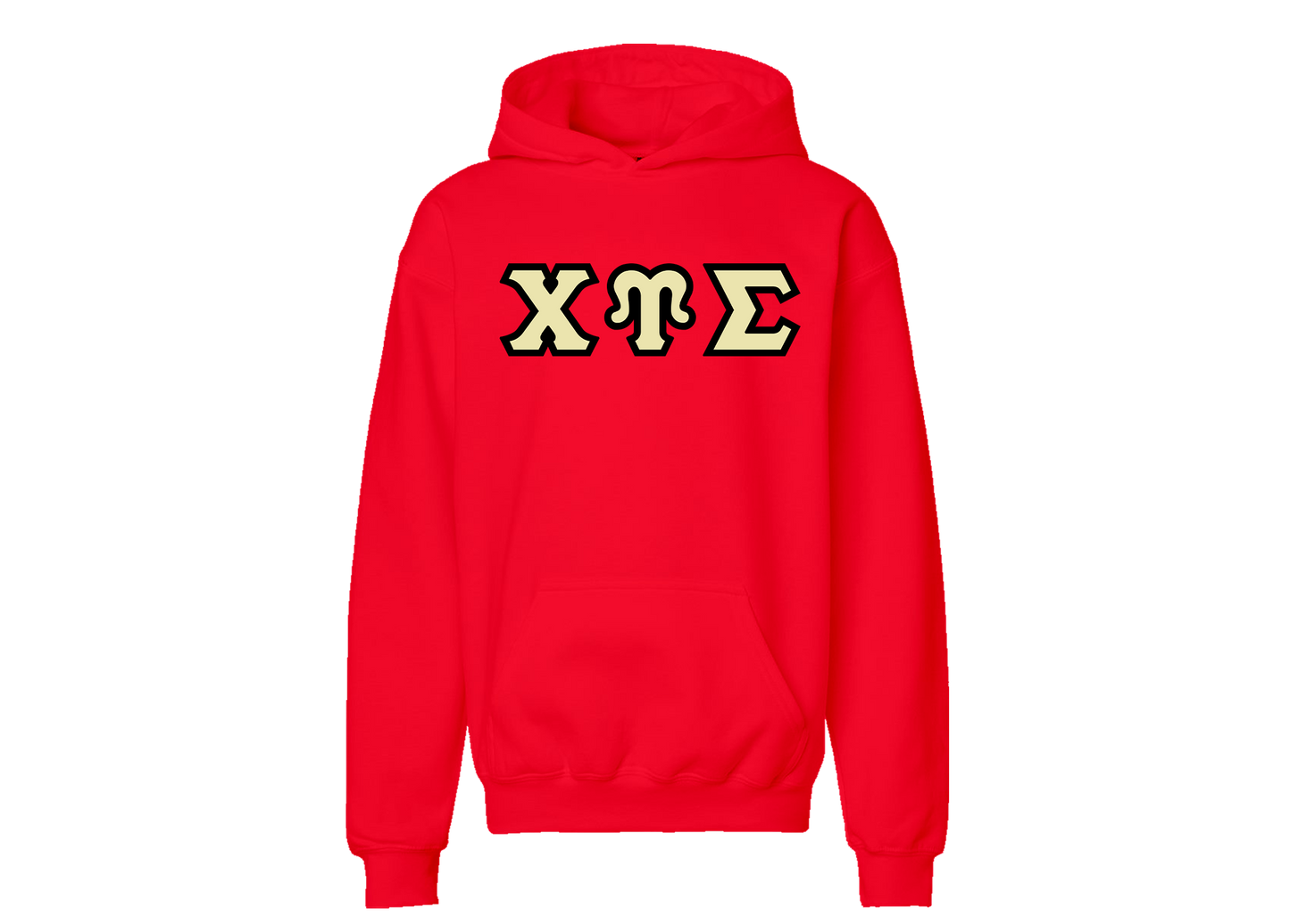 Chi Upsilon Sigma Red Hoodie