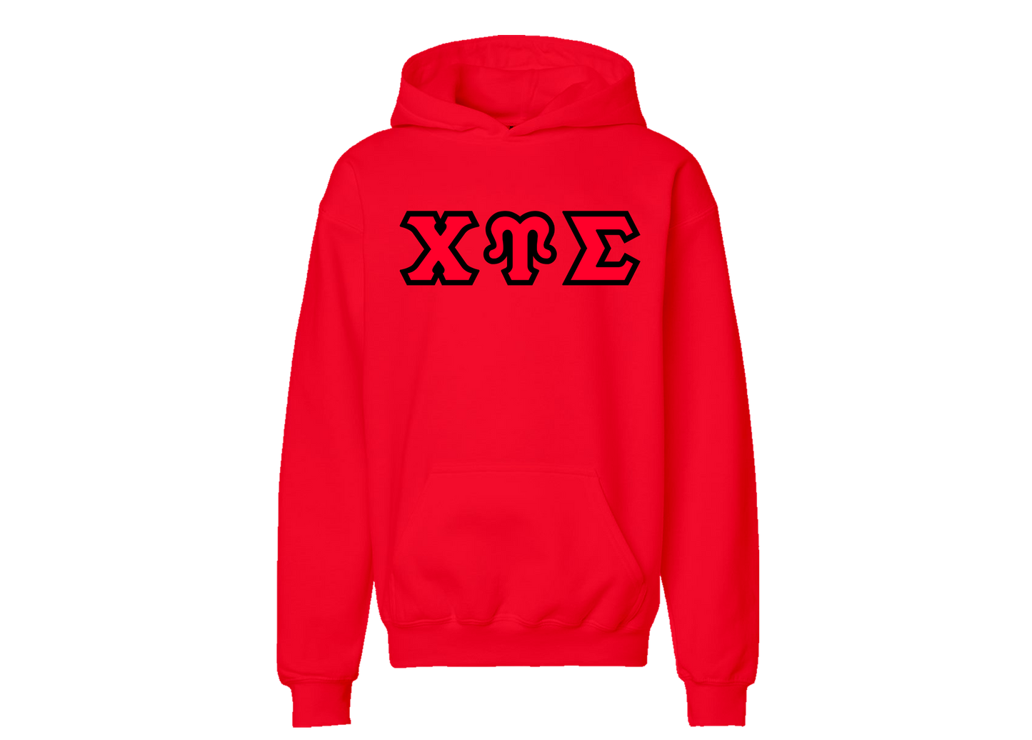 Chi Upsilon Sigma Red Hoodie