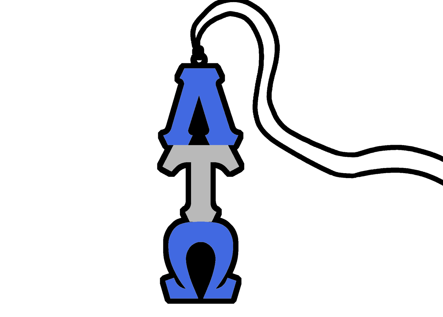 Lambda Tau Omega Letter Tiki