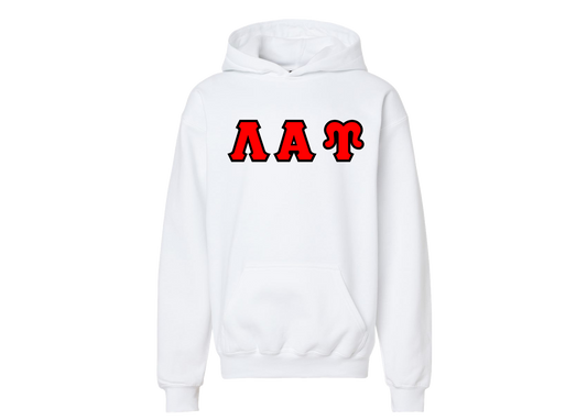 Lambda Alpha Upsilon White Hoodie