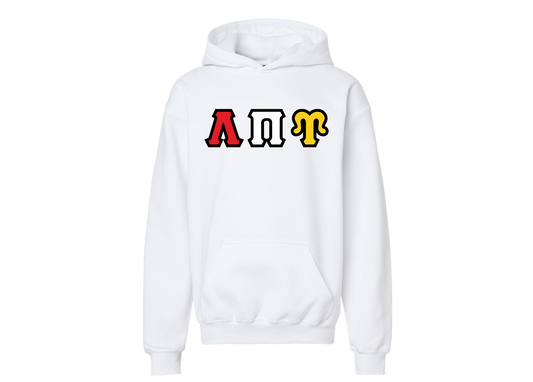 Lambda Pi Upsilon White Hoodie