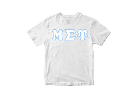 Mu Sigma Upsilon White Shirt