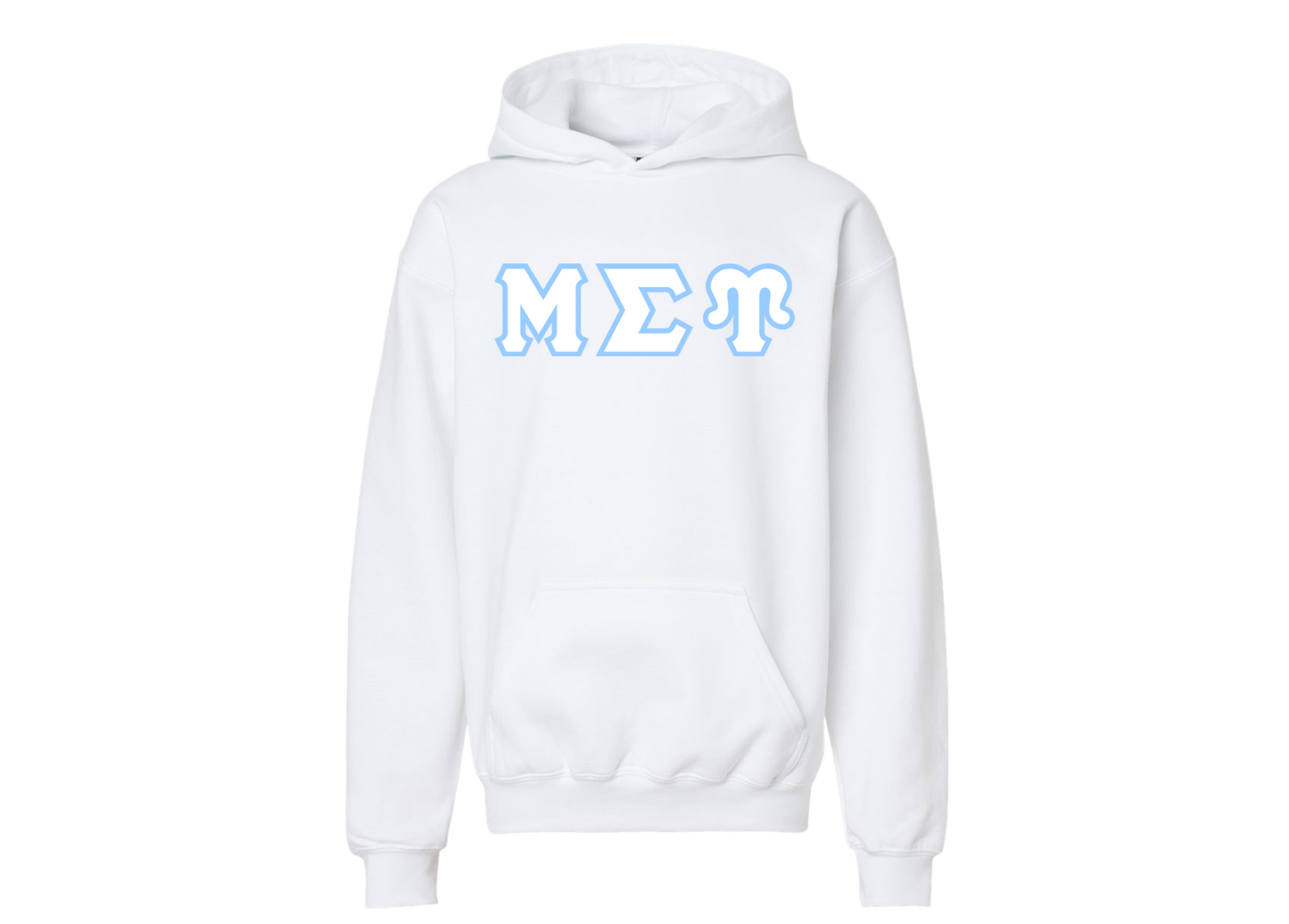 Mu Sigma Upsilon White Hoodie