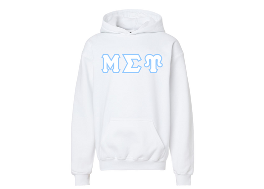 Mu Sigma Upsilon White Hoodie